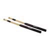 drum rods, bamboo, black handle, 19 rods, rubber ring, length 410 mm., head diameter 15 mm.