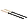 drum rods, bamboo, pink handle, 12 rods, flat, pair, length 400 mm.