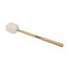 bass drum mallet, 400 mm. maple handle, 70 mm. felt core fur head