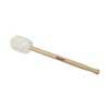 bass drum mallet, 410 mm. maple handle, 64 mm. soft wood core fur head