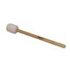 bass drum mallet, 415 mm. oak handle, 75 mm. solid wood core cloth head