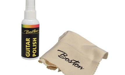 guitar maintenance kit, polish and cloth