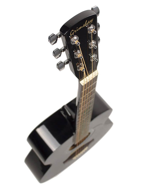 auditorium guitar, with diecast machine heads, black