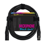 Boston - MC-220-1 - Microphone Cable, Black, 1 X Xlr3f +1 X Xlr3m, 1 Meter