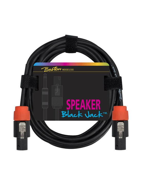 speaker cable, black, speaker twist + speaker twist, 2 x 1,5mm, 1 meter