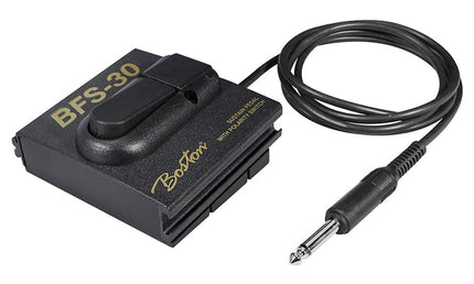Boston - BFS-30 - Sustain Pedal, Aluminum Linkable Model, 1,8mtr Fixed Cable, Switchable Polarity