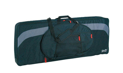 keyboard bag, 25 mm. padded, black & grey, 1005 x 450 x 160 mm.