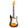 electric guitar 62 vintage style, 3 single coil pickups , vintage tremolo, sunburst, incl. gig bag