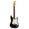 electric guitar 62 vintage style, 3 single coil pickups, vintage tremolo, black, incl. gig bag