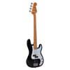 57 vintage P-style electric bass guitar, with split single coil pickup, with bag, black