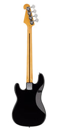 62 vintage P-style electric bass guitar, with split single coil pickup, with bag, black