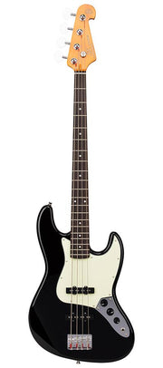 SX SJB62 J-Style elektrische basgitaar met tas – zwart