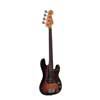 3/4 scale length vintage 62 P-style electric bass guitar, with split single coil pickup, with bag,