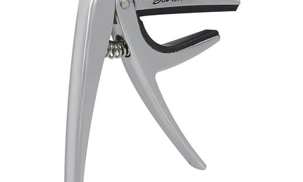 spring loaded capo for acoustic or electric guitar, titanium