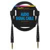 audio signal cable, 6.3mm jack mono to 6.3mm jack mono, 0.30 meter