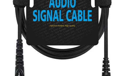 audio signal cable, 3.5mm jack mono to 6.3mm jack mono, 0.30 meter