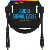 Boston - AC-262-300 - Audio Signal Cable, 3.5mm Jack Stereo To 6.3mm Jack Stereo, 3.00 Meter