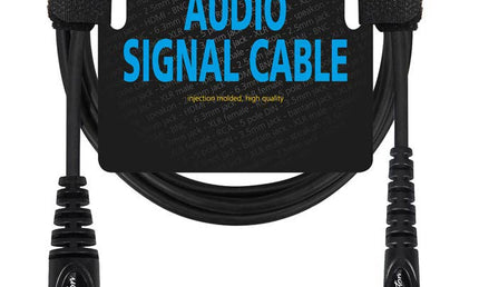 audio signal cable, XLR male to 6.3mm jack stereo, 1.50 meter