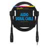 audio signal cable, 6.3mm female jack stereo to 3.5mm jack stereo, 0.30 meter