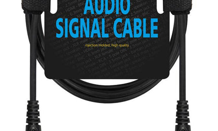 audio signal cable, 3.5mm jack stereo to 3.5mm jack stereo, 0.30 meter