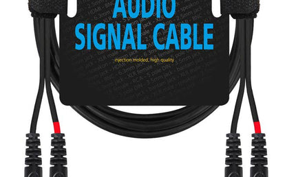 audio signal cable, 2x RCA to 2x RCA, 0.75 meter