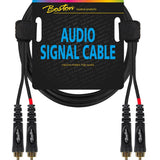 Boston - AC-277-300 - Audio Signal Cable, 2x Rca To 2x Rca, 3.00 Meter