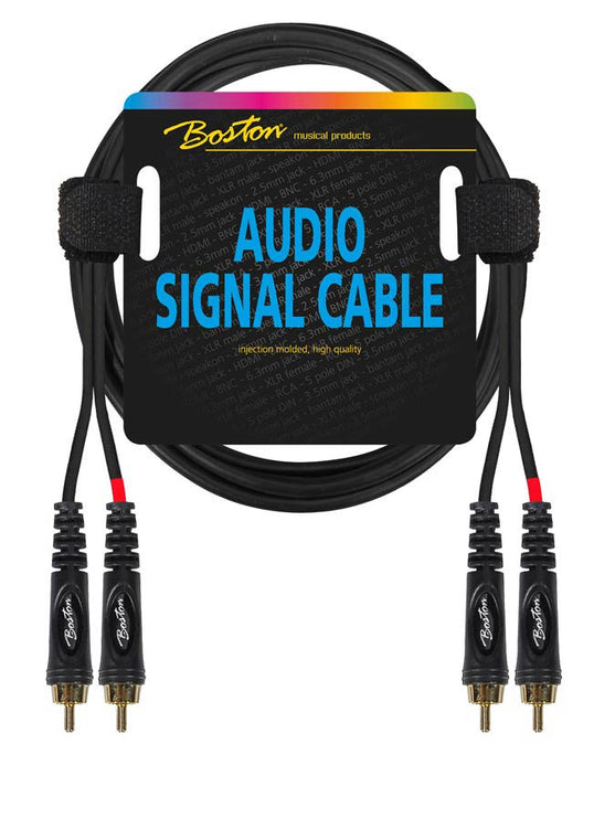 Boston - AC-277-300 - Audio Signal Cable, 2x Rca To 2x Rca, 3.00 Meter