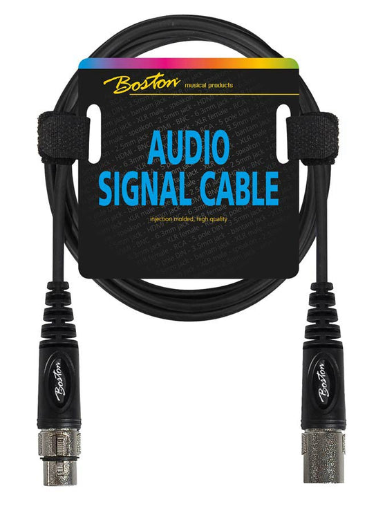 Boston - AC-298-600 - Audio Signal Cable, Xlr Female To Xlr Male, 6.00 Meter