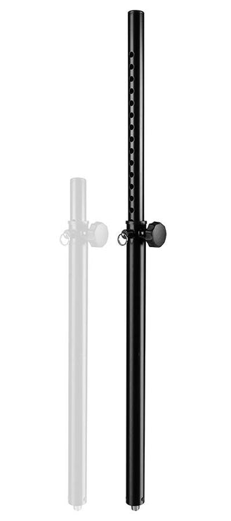 adjustable speaker pole, 72-110cm, 35mm steel with M20 thread, max 30kg, made in EU