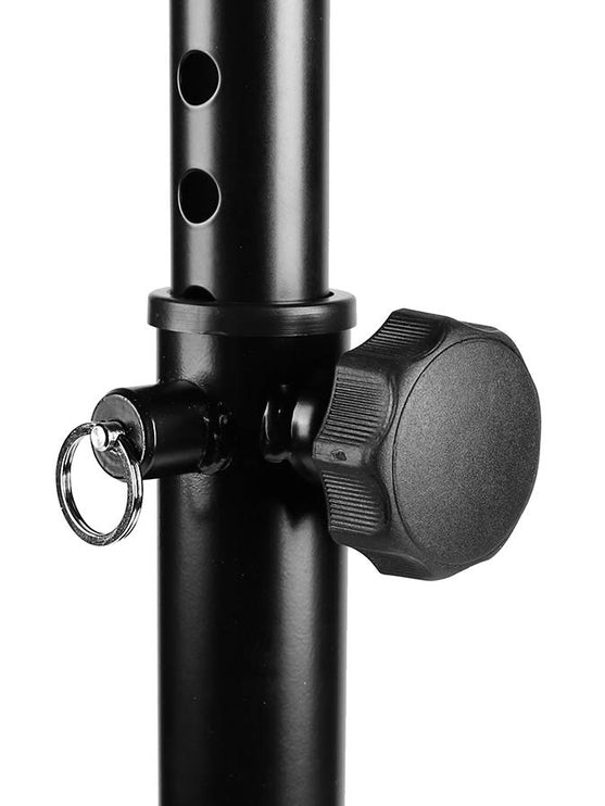 adjustable speaker pole, 72-110cm, 35mm steel with M20 thread, max 30kg, made in EU