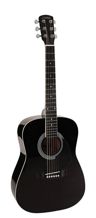 Nashville - GSD-6034-BK - dreadnought 3/4 scale guitar – Heads, Black
