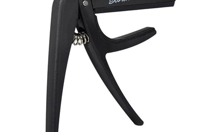 spring loaded capo for classic guitar, black