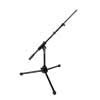 microphone stand, with boom, black, maximum height 25cm