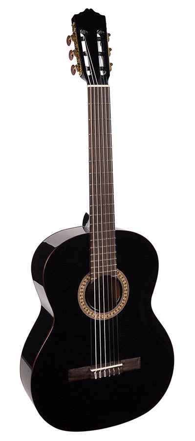 Salvador Cortez - CC-22-BK - classic guitar – B&S, Black