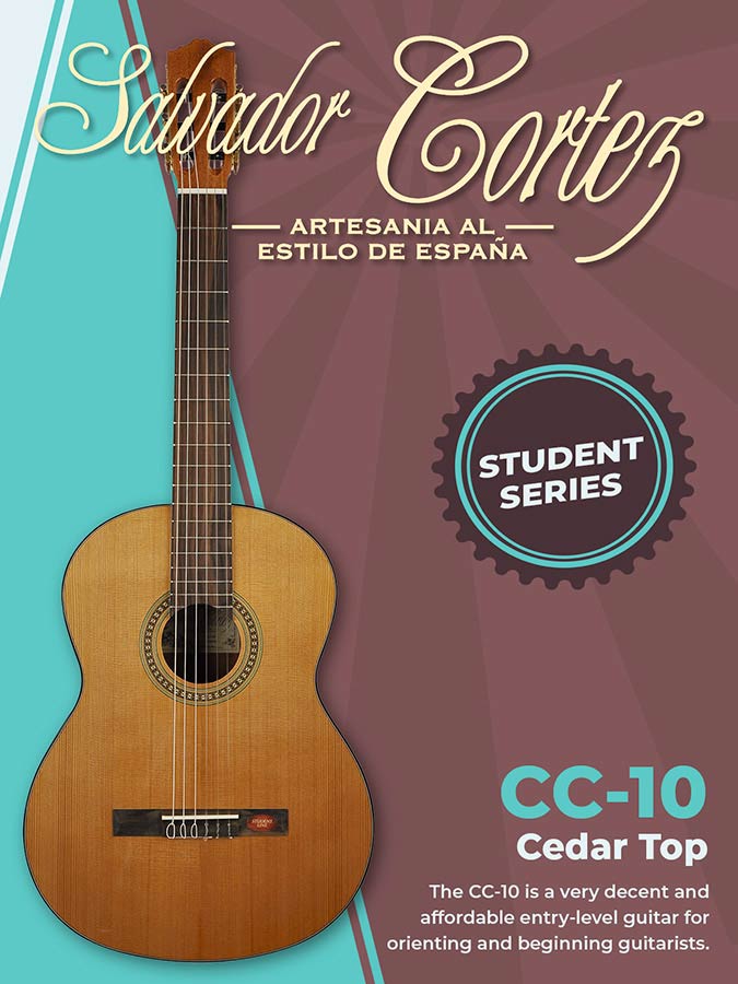 Salvador Cortez - Cc-10 - Classic Guitar – Natural