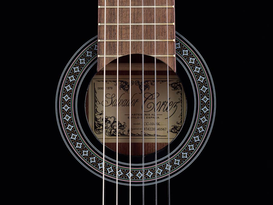 Salvador Cortez - Cc-10-Bk - Classic Guitar – Black