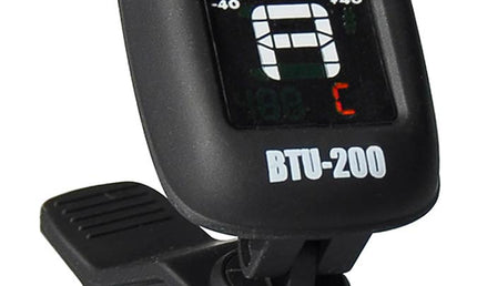 Boston - BTU-200 - Chromatic Clip Tuner (also G+b+u+v), With Full Color Display, 430-450hz