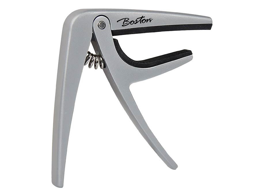 Boston - BC-87-TI - Spring Loaded Capo For Ukulele/mandolin/banjo, Titanium