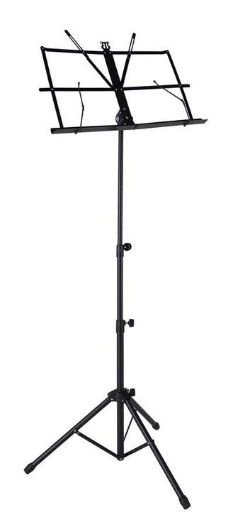 music stand, foldable, including bag, black