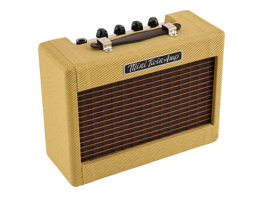 Fender - 234811000 - Battery Amp 'Mini ‘57 Twin-Amp™', Wooden Housing, 1W, 2X3" Speakers