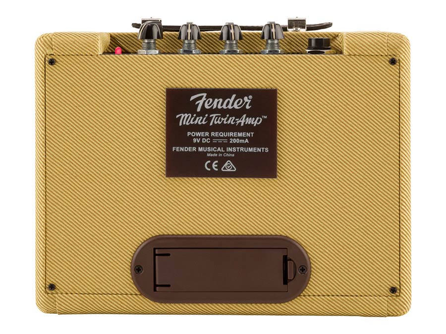 Fender - 234811000 - Battery Amp 'Mini ‘57 Twin-Amp™', Wooden Housing, 1W, 2X3" Speakers