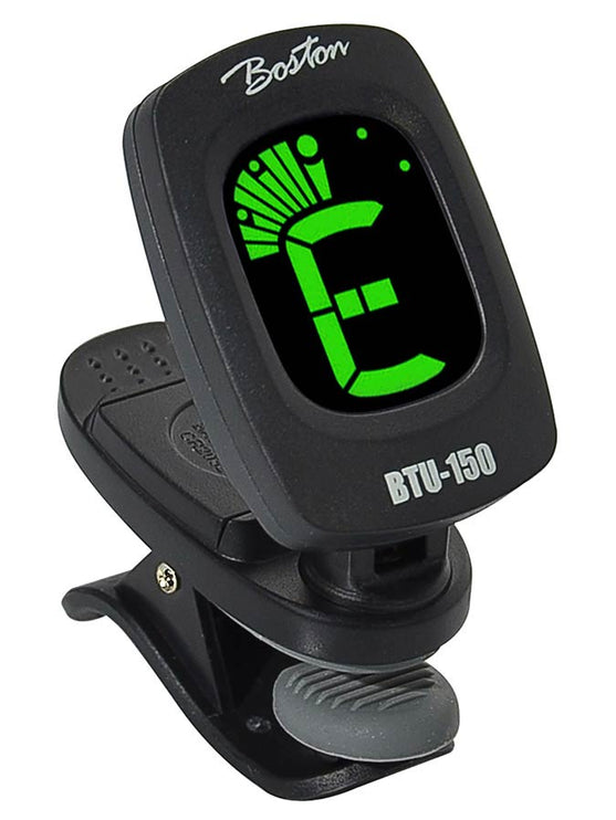 Boston - BTU-150 - Chromatic Clip Tuner, With Multi Color Display, Auto Power On/off