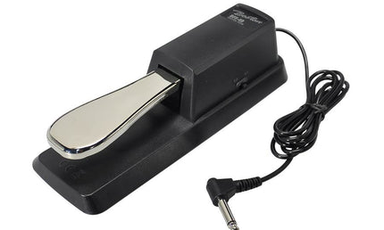 sustain pedal, deluxe model metal, switchable polarity