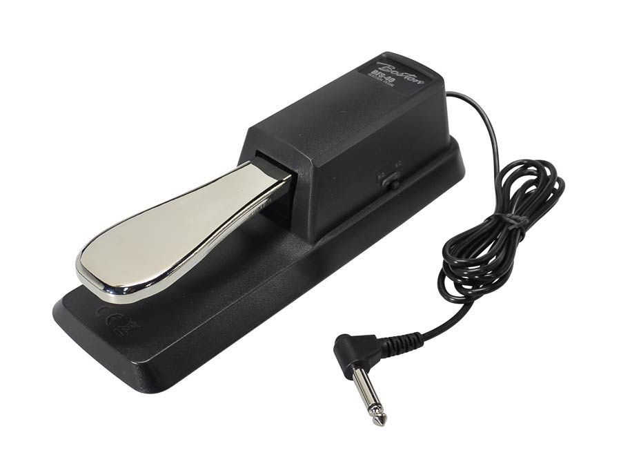 sustain pedal, deluxe model metal, switchable polarity