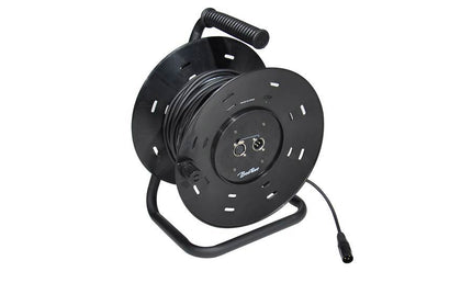 cable drum, 50 meter, in 1 xlr female, out 1 xlr male