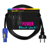Boston - SM-500-2 - Power Cable Powerconnector To Schuko, 3x 1,5mm2, 2 Meter