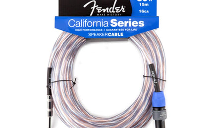 speaker cable 16GA / 1.5mm2, 50ft, 1/4" jack-speaker twist