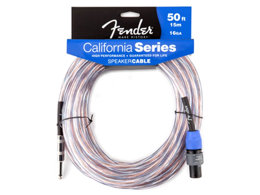 speaker cable 16GA / 1.5mm2, 50ft, 1/4" jack-speaker twist