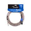 speaker cable 14GA / 2.5mm2, 25ft, 1/4" jack-speaker twist