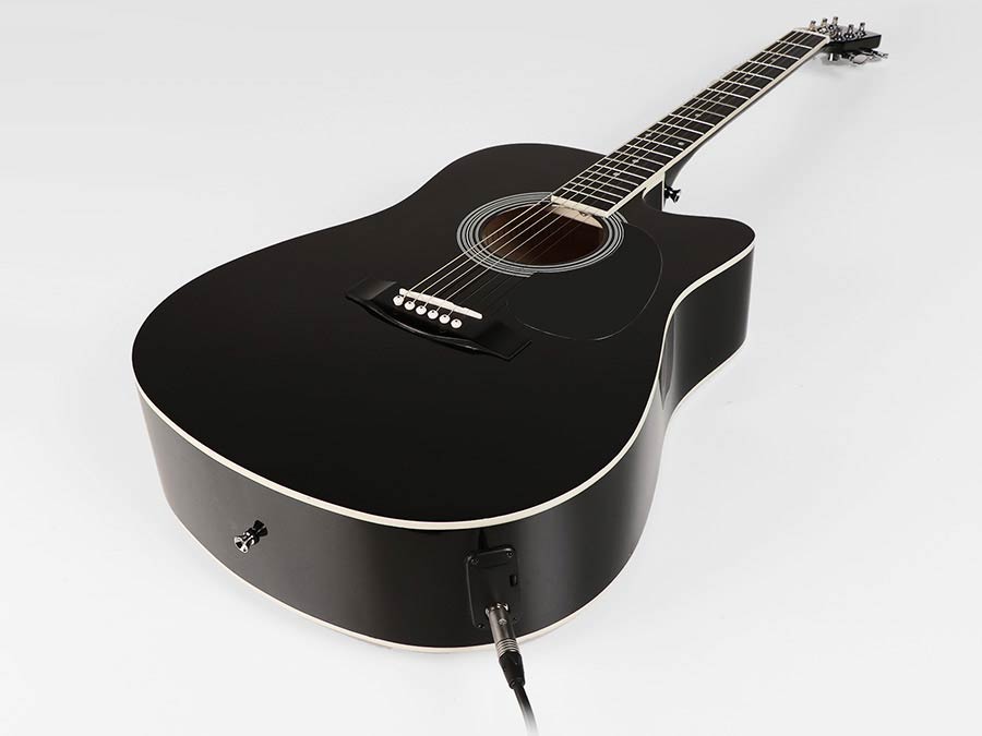 Nashville - GSD-60-CEBK - Dreadnought Guitar - Black